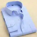 Formal Shirt For Men - Plain Blue