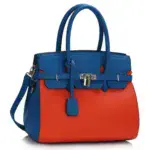 Padlock Shoulder Bag - Blue & Orange – AS0053
