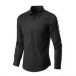 5 In 1 Corporate Long Sleeve Shirt For Men- Sky Blue, White, Wine, Navy Blue, Black - Image 3