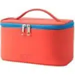 Travel Leather Makeup Bag And Organizer Case