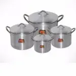 Tower Set Of 4 Aluminium Pots