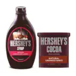 Hershey's Cocoa Powder - 225g + Hershey's Chocolate Syrup, 623g X2packs Each