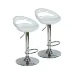 Adjustable Elegant Bar Stools - Set Of 2