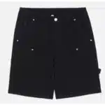 Fw Black Stud Denim Shorts