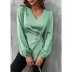 Women's Stylish Silk Top - Image 3
