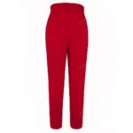 Red Crepe Trouser For Ladies - Image 3