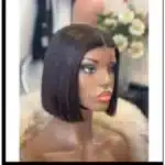 Human Hair Bob Wig With Kimkay Closure -8 Inches