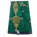 Green Cotton Ankara - 6 Yards