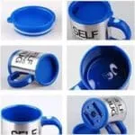 Self-stirring Mug – Automatic Mixing Coffee Cup With Stainless Steel Interior - 400 Ml - Image 2