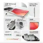 Itel S25 Ultra - 6.78" - 256GB ROM - 8+8GB RAM - 50+32mp - 5000mAh - 4g - Image 2