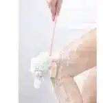 Double Sided Long Handled Bath Brush Pink 34cm - Image 3