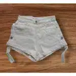 White Desirable Classic Women's Shorts - Image 3
