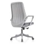 Executive Mid Back Ergonomic Swivel Chair - Gray - Image 2
