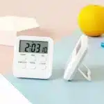 Digital Timer Clock LCD Kitchen Timer - White - Image 4