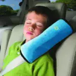 Car Seat Belt Cover Pillow Shoulder Pads Neck Support-blue
