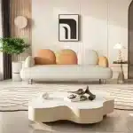 3 Sitter Lifton Nordic Sofa - Biege