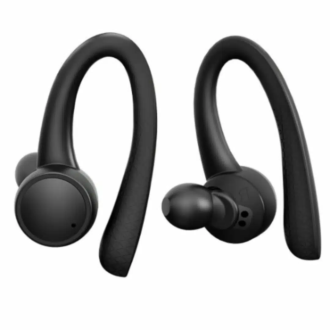 181197_1737995324 Onn Over Ear Wireless Earbuds With Earhook - Black - Image 1