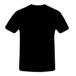 Unisex Plain Round Neck T-shirt - Black