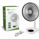 Dp Purse Rechargeable Table Fan + Light