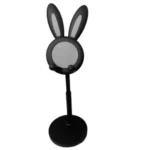 A&S Rabbit Phone Stand - Black / 12cm