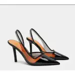 Black Half Covered Heel