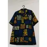 Men’s Oversized Vintage Shirt – Afro Tribal Graphic Print - Velmora Prime - Image 3