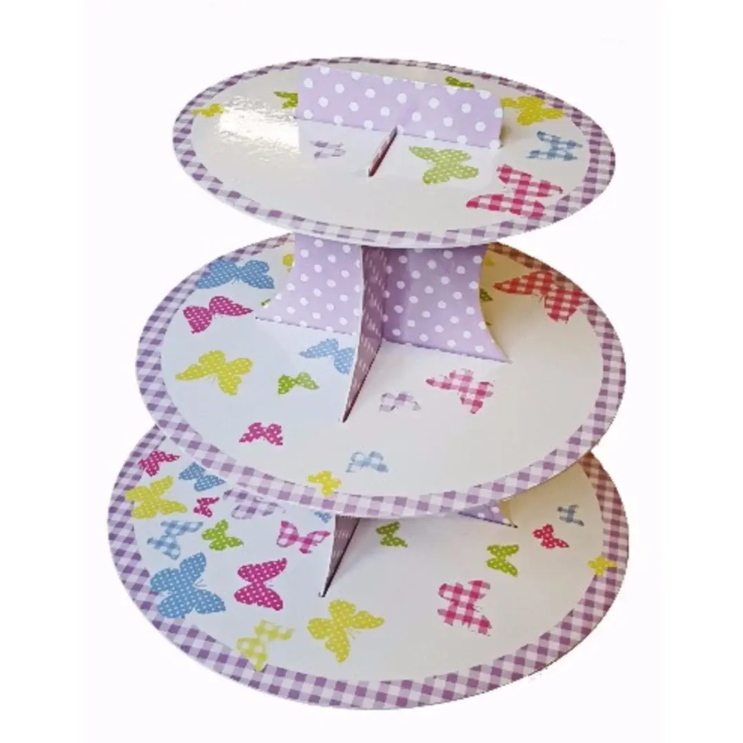 3-Tier-Cupcake-Stand-7844811_1 Tesco 3 Tier Cupcake Stand - Image 1