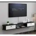 Floating Drawer Shelf With Cabinet- Tv Wall Shelf