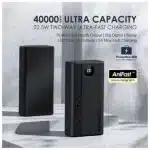 Oraimo Powerbox 400 - 22.5w Power Bank - 40000mah - Black - Image 2