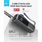 Anker Laptop Power Bank- 25000mAh Portable Charger - Image 2