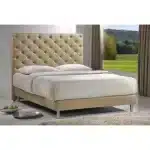 Exclusive 6ft By 6ft Bed Frame - Champagne