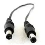 Male to Male 2.1mm x 5.5mm Plug DC Power Adapter Extension Cable