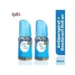 ALL DAY Ice Antiperspirant Deodorant Rollon - Pack Of 2