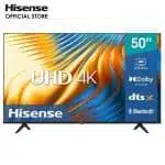 Hisense 50'' Inches Smart UHD 4K TV (A6N) - Black +1 Year Warrantyhow many dy ontop