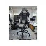 FURGLE Computer Racing Gaming Ergonomic Chair + Footrest -BLACK & GRAY