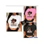 3in1 Ladies classic charm Crop Top multicolor(different writeup)