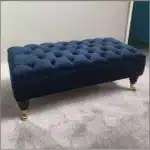 Luxurious Bedside Stool Ottoman - Velvet Upholstered Storage Bench