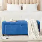 Luxury Home Mitchy Storage Ottoman - Image 2