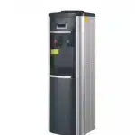 Sonik Free Standing 2 Taps Water Dispenser with Fridge & Free Refill Bottle - Hot & Cold Water Cooler