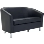 Double Seater Sofa Tub - Black