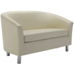 Double Seater Sofa Tub - Off White - Image 2