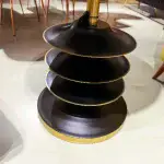 Vento Furniture Metal Coffee Marble Table - Image 3