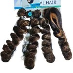 Noble MP4/30 French Curl 26-inch Human Hair Extension with Closure - Premium Real Hair Bundles