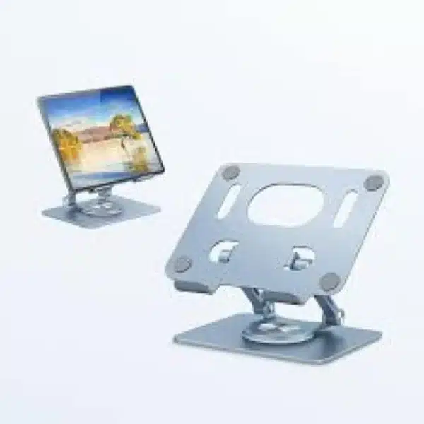 360 Degree Rotatable Laptop Holder / Adjustable Laptop Stand - Aluminum Alloy - Image 3