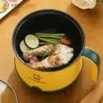 1.8L Electric Pot Pan Cooker Cooking Fry Stew - Yellow - Image 3