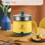 1.8L Electric Pot Pan Cooker Cooking Fry Stew - Yellow - Image 5