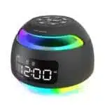 LED Symphony Clock – Rechargeable FM Radio, Colorful Night Light, Desktop Alarm Clock for Students - Image 3