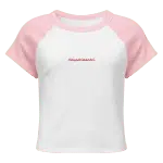 Women's Micro Rib Raglan Baby Tee - Soft Cotton Blend