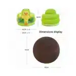 DG Baby Sitting Up Seats sit Me Up Floor Seat For Baby - cute Plush Baby Sit Up Chair - Image 3