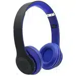 Foldable Bluetooth Wireless Earphones -Stn-019 -Blue - Image 2